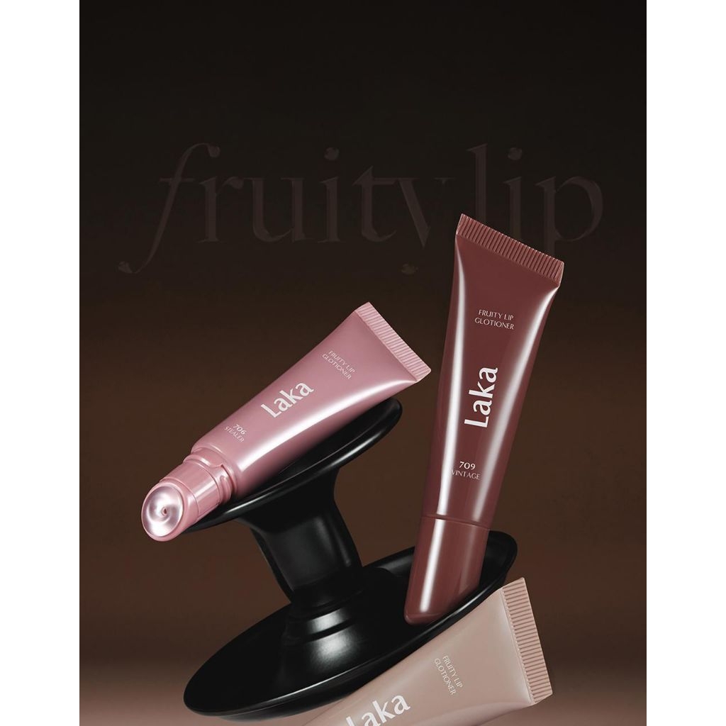 พร้อมส่ง รุ่นใหม่ Laka Fruity Lip Glotioner สี 701
