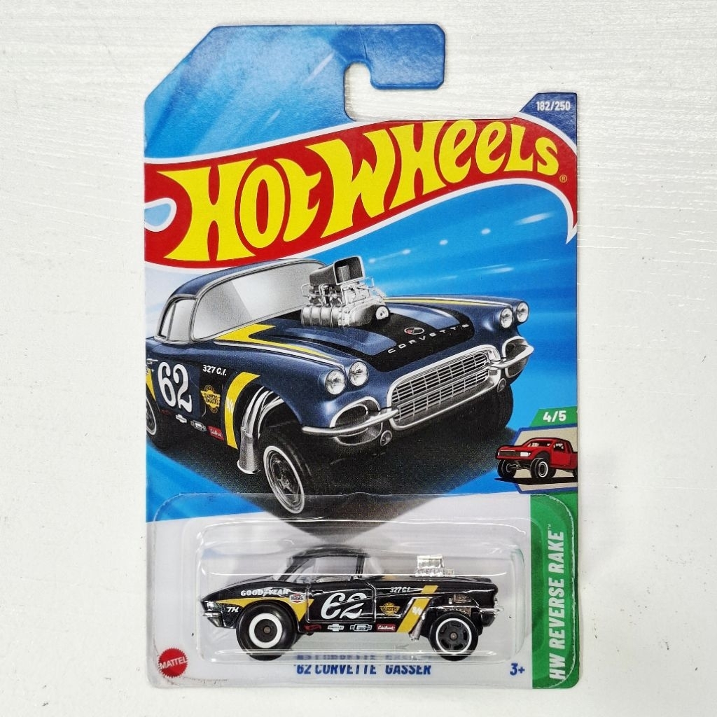 Hot wheels 62 Corvette gasser Super treasure hunts(STH) ลูกไฟทอง