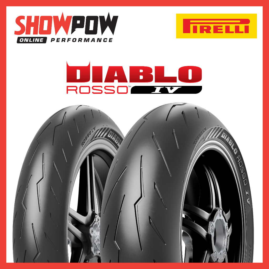 (พร้อมส่ง!) ยาง Pirelli Diablo ROSSO 4 ( ขายเป็นคู่ ) ยางมอเตอร์ไซค์ พีลาลี่ พีเรลลี่ พีราลี่