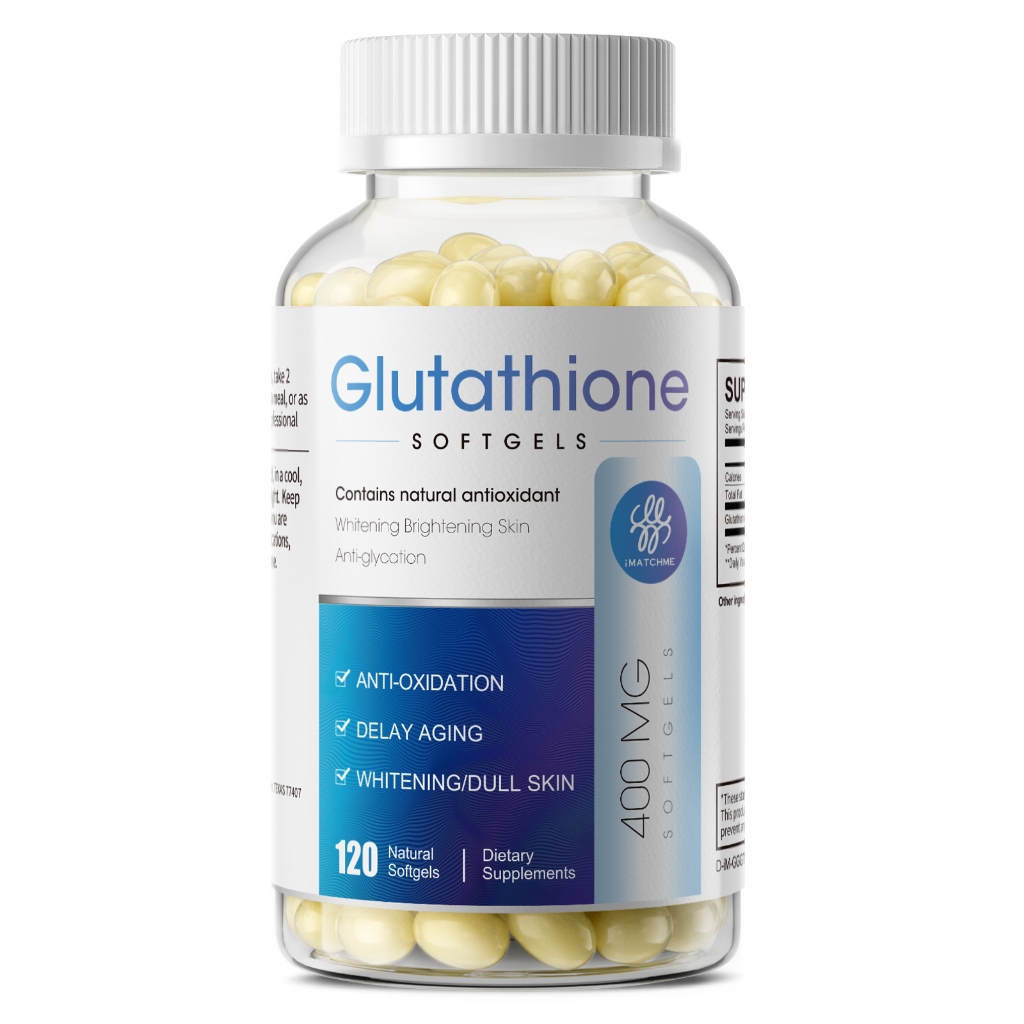 Glutathione 400mg กลูตาไธโอนเพื่อผิวกระจ่างใส สูตร Sublingual ดูดซึมได้ดี วิตามินผิว ผมและเล็บเงางาม