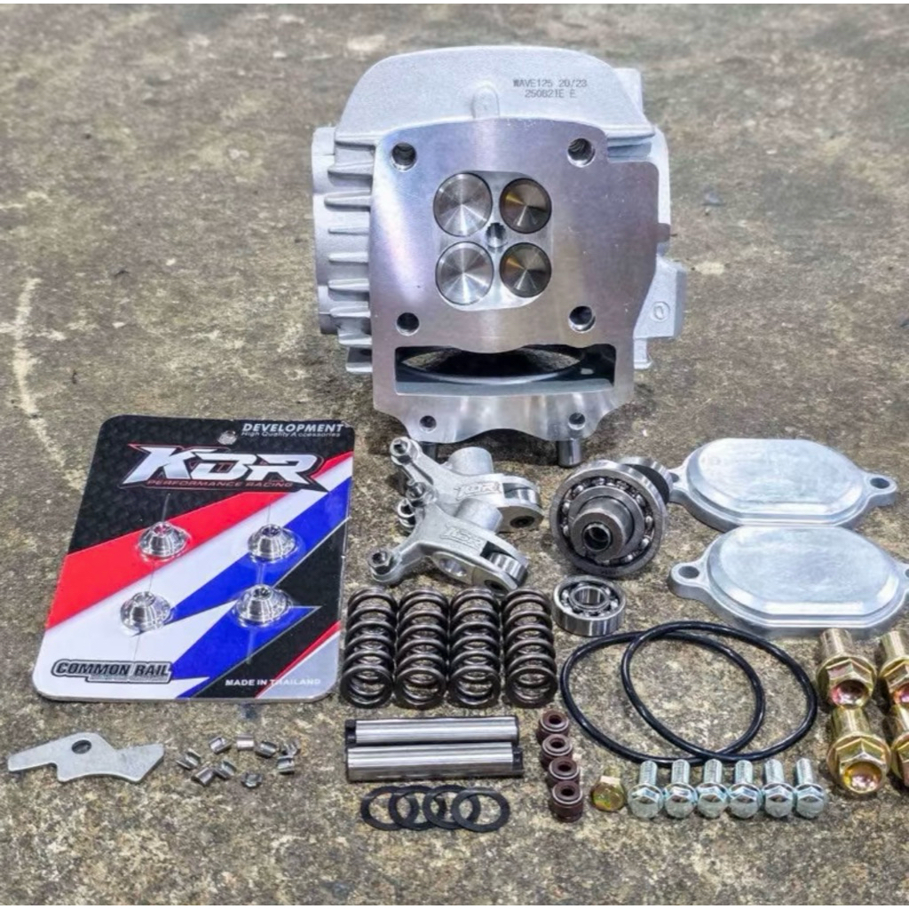 ฝา Wave125 4วาล์ว 20/23 ตัวใหม่ ตัวตรงรุ่น59/5 รู CNC ใส่ได้ตั้งแต่ 56-57-59-60-61-62-63ชักเดิมถึงชั