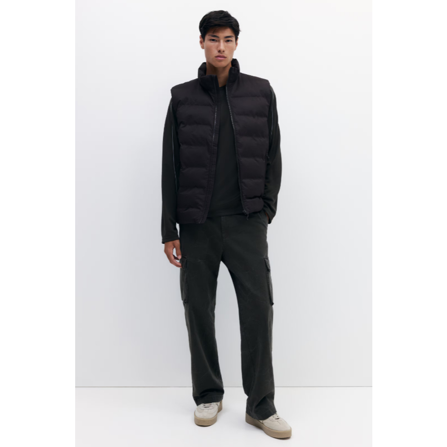 H&M(เอชแอนด์เอ็ม) กางเกงคาร์โก้ทรงสบาย Men Relaxed Fit Cargo trousers 1314121_1