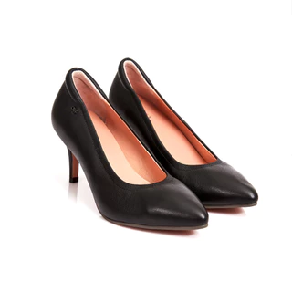 O&B รองเท้าส้นสูงหนังแกะ รุ่น DIANA HEELS 2.75 INC IN DAILY BLACK-11278CS00017F_C5BKXX