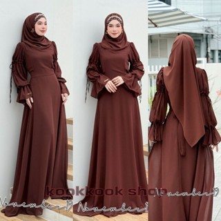 🚛ส่งฟรี+โค้ดลดสุดคุ้ม✅✅ ยาว57-58 ชุดเดรสอิสลาม ชุดเดรสมุสลิม…