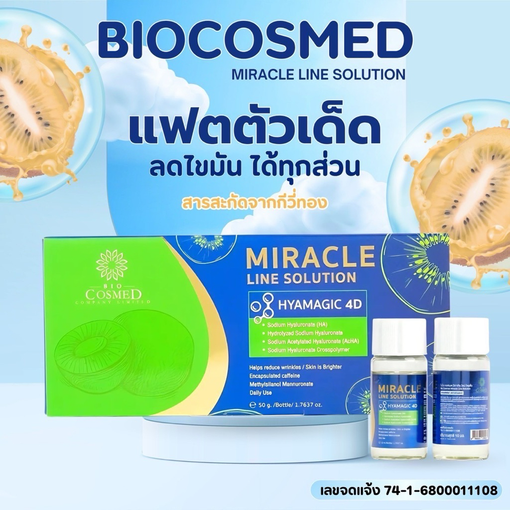 Miracle line  สินค้า อย ไทย แท้    1 กล่อง มาใหม่ล่าสุด
