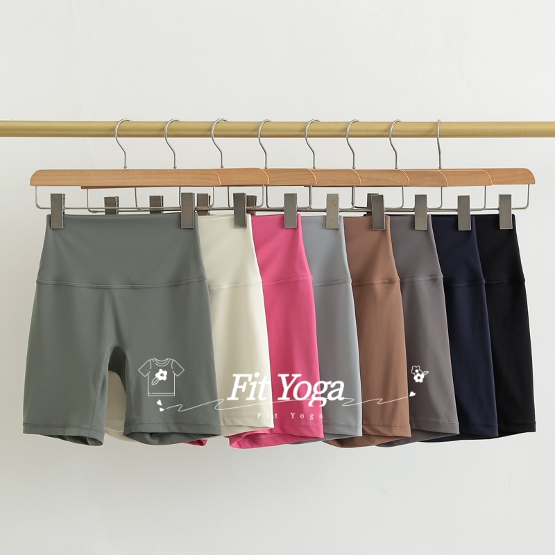 FitYoga น้องกางเกงยูก้าแฟชันสาว มีระดับเหนือเข่า (สี่ส่วน) รัดสวย เอาใจช่วยการออกกำลังกาย วิ่ง ยูก้า ดีไซน์สำหรับฤดูร้อน