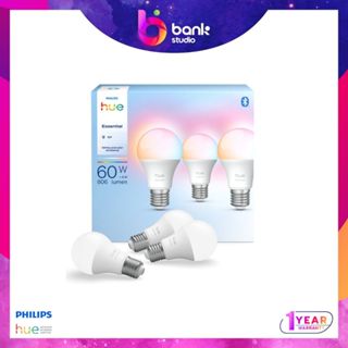 (ประกัน 1ปี) หลอดไฟเปลี่ยนสี E27 Philips hue Essential E27 s…