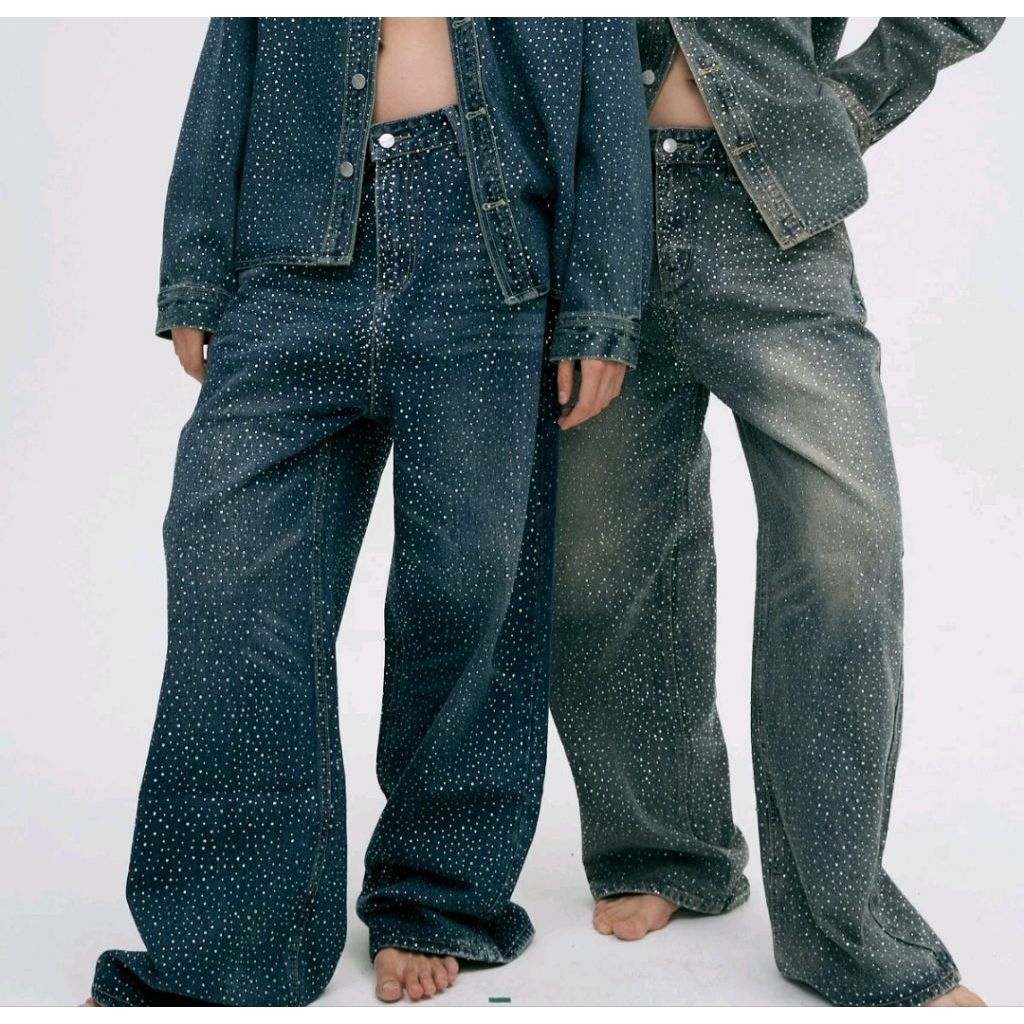 กางเกงยีนส์เพชรsizeXL(ของใหม่)