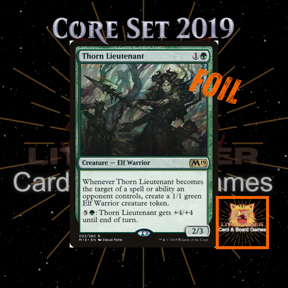[MTG] [M19] [R] [Foil] Thorn Lieutenant