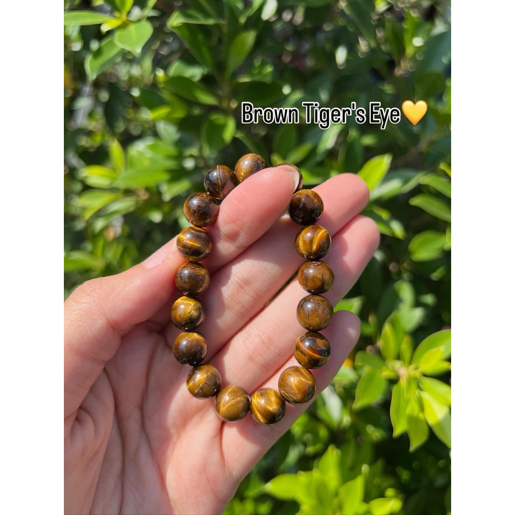 Brown Tiger‘s Eye 10 mm ข้อมือ 16