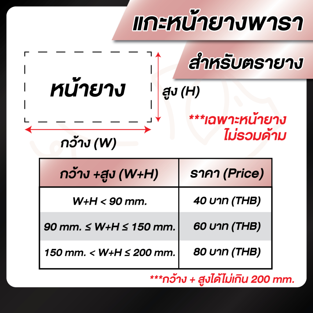ยางพาราแกะชื่อ/โลโก้ สำหรับตรายาง --เฉพาะยาง ไม่รวมด้าม-- [รบกวนทักแชทเพื่อยืนยันแบบก่อนสั่งซื้อ]