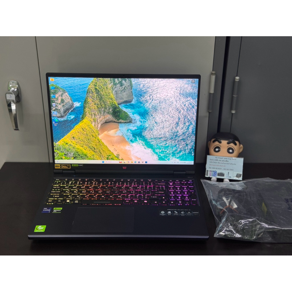 โน๊ตบุ๊คเกมมิ่ง Acer Predator Helios Neo 16 PHN16-72-98J4 / i9-14900HX /Ram 32GB /SSD 1TB/RTX 4060(8
