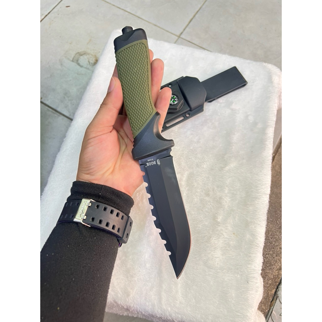 อุปกรณ์เดีนป่า มีดเดีนป่ามีด BGOK :5138B มีดเดีนป่าและทำครัวสินค้าพร้อมปลอกแถมตามรูป