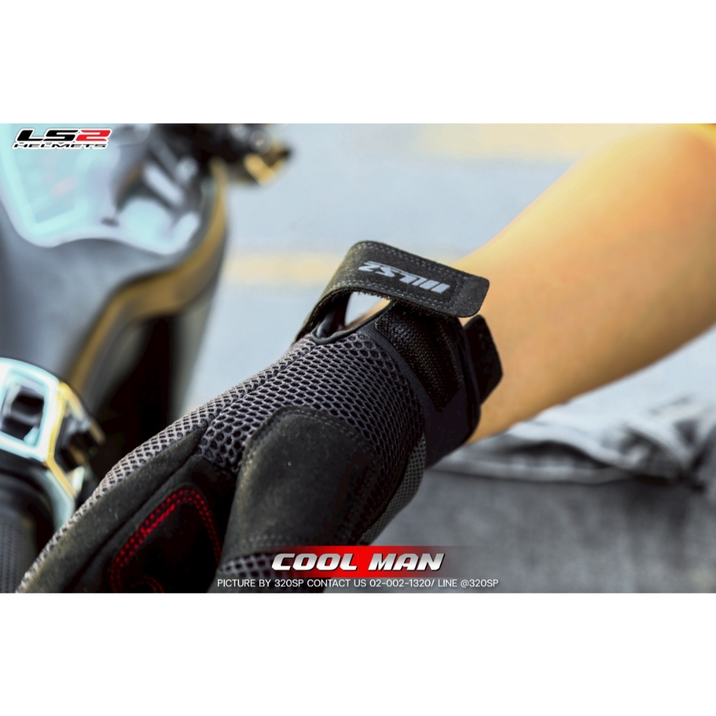 ส่งด่วน !! ถุงมือขับมอเตอร์ไซค์ LS2 COOL MAN GLOVES ของใหม่ ส่งไว!! 320SP - รูปที่ 3