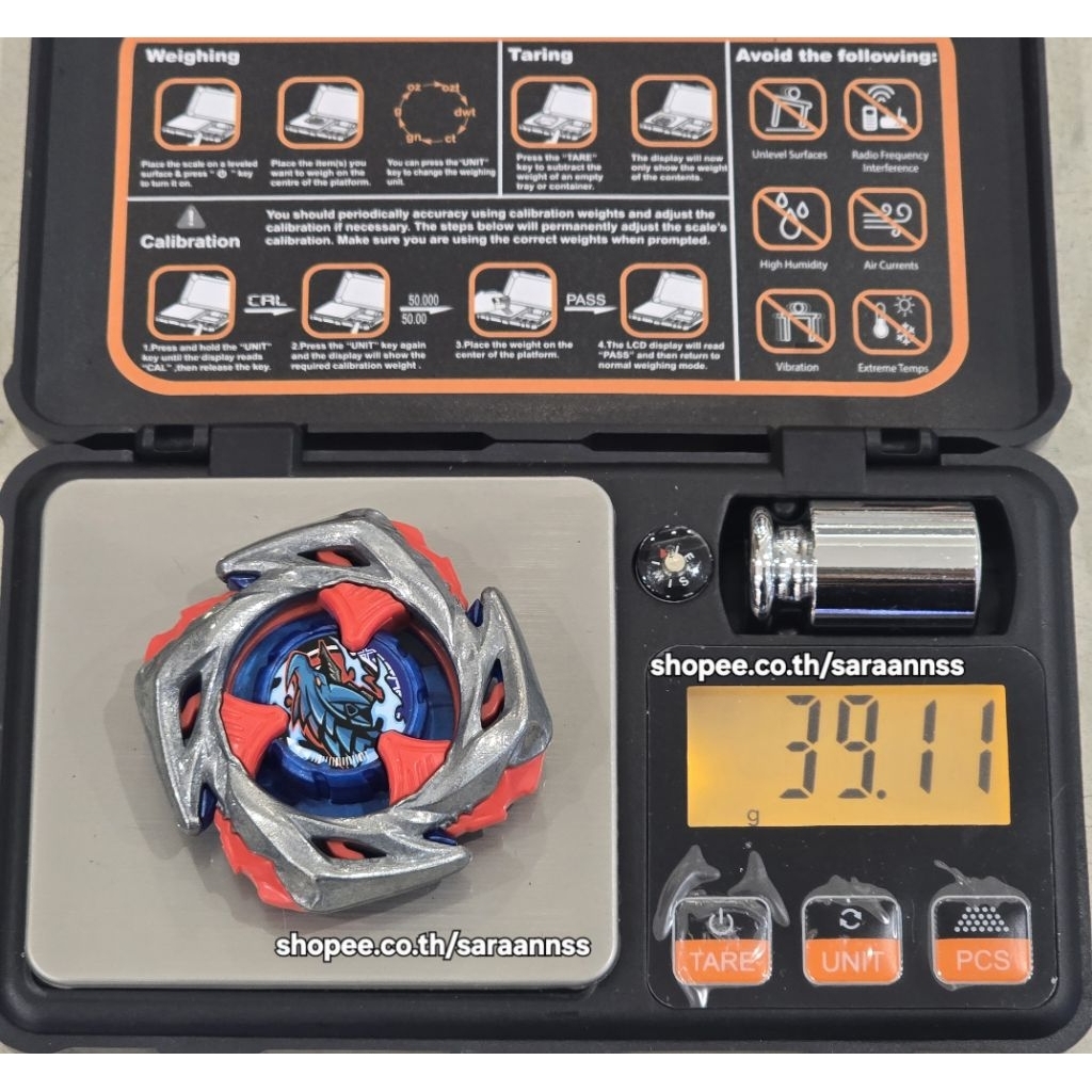 [พร้อมส่ง] เบลด​ Impact drake 39 g มือ​1 BeybladeX Taraka Tomy ของแท้​