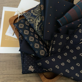 Pocket Square ผ้าเช็ดหน้าสูท ผู้ชาย ลายเพสลีย์ คลาสสิก 23×23…