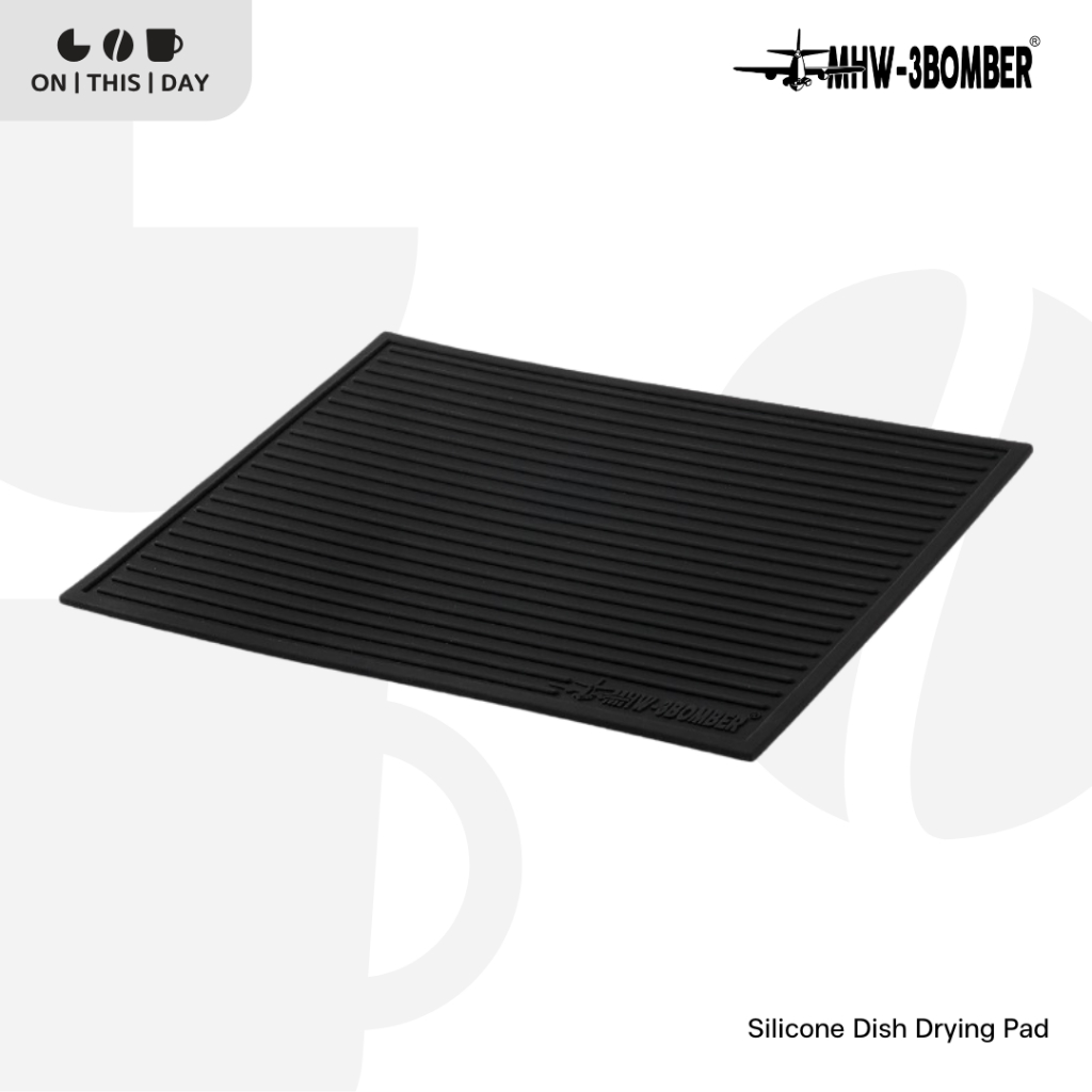 MHW-3BOMBER Silicone Dish Drying Pad 380*300 mm แผ่น bar mat สำหรับบาร์กาแฟ