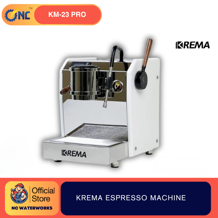 KREMA Espresso Coffee /Machine เครื่องชงกาแฟระบบ Semi Auto ตั้งค่าเวลาชงได้ Coffee Machine [1 Year W