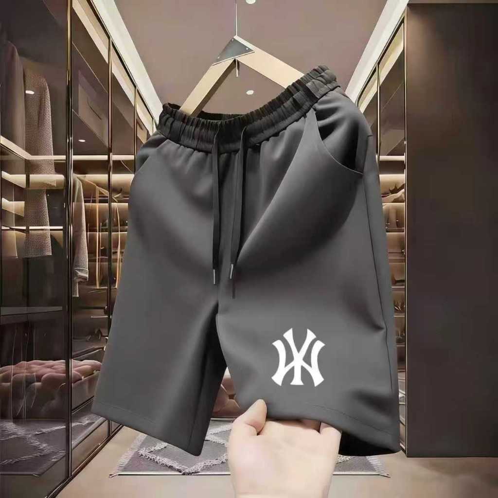 กางเกงขาสั้นผู้ชายแฟชั่น กีฬา👨 กางเกงขาสั้นไส่วิ่ง เอวยางยืด+สายรัด ผ้านิ่มราคาถูกไม่ร้อนใส่สบาย