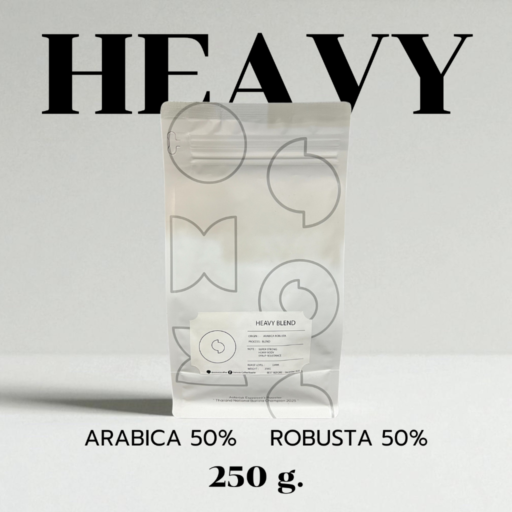 HEAVY BLEND [250 g.] : ARABICA 50% , ROBUSTA 50%