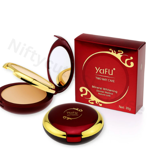 ยาฟู แป้งพัฟ yafu กันเหงื่อ YAFU ของแท้ มีเลขจดแจ้ง ตลับแดง แป้ง2ชั้น ผสมโสม ไวท์เทนนิ่ง ปกปิด 01-03 รูปที่ 6