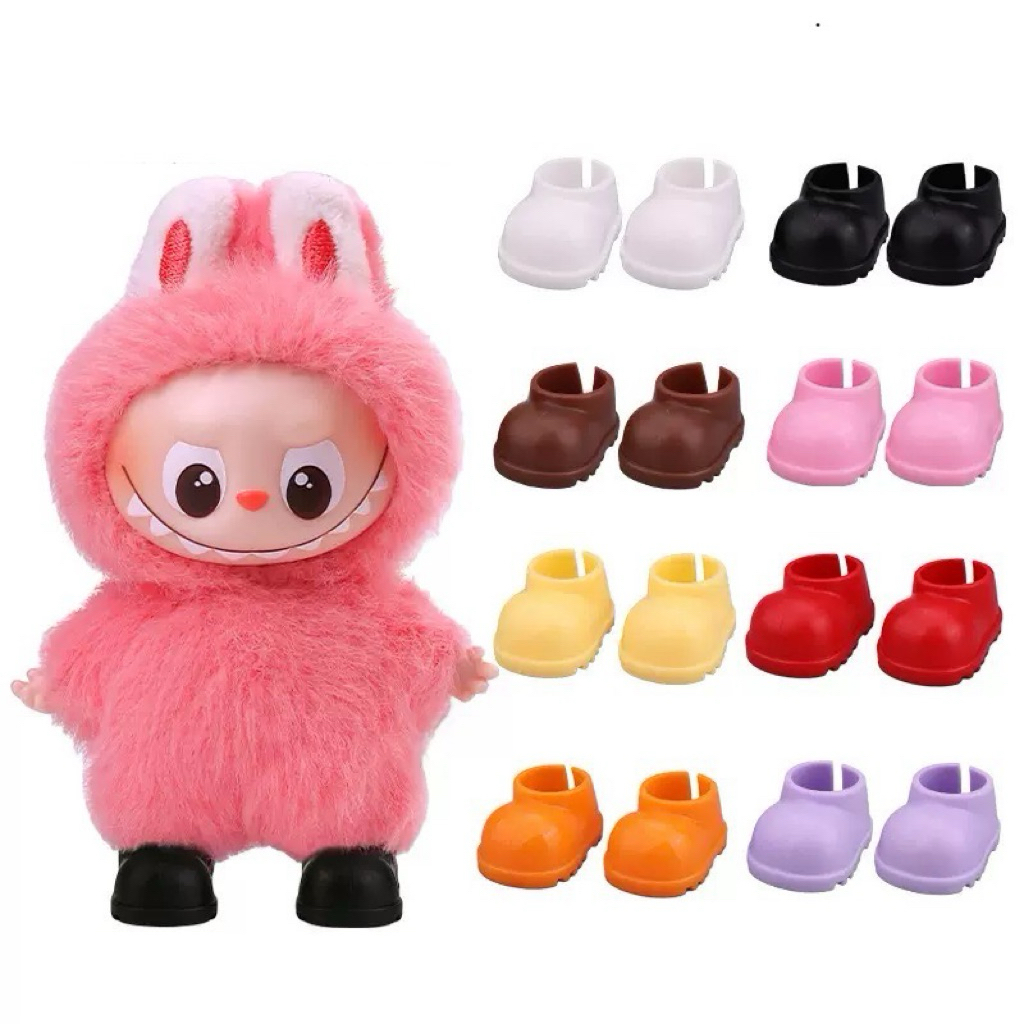 👼🏻พร้อมส่งจากไทย👼🏻รองเท้าตุ๊กตาขนาดเล็ก,ตุ๊กตาลาบูบู้มินิ(V4)
