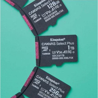 Kingston MicroSD Canvas Select Plus ความเร็วระดับClass10 UHS-I สูงสุด 150MB/s รุ่น SDCS3/64,128,256 GB-Lifetime Warranty