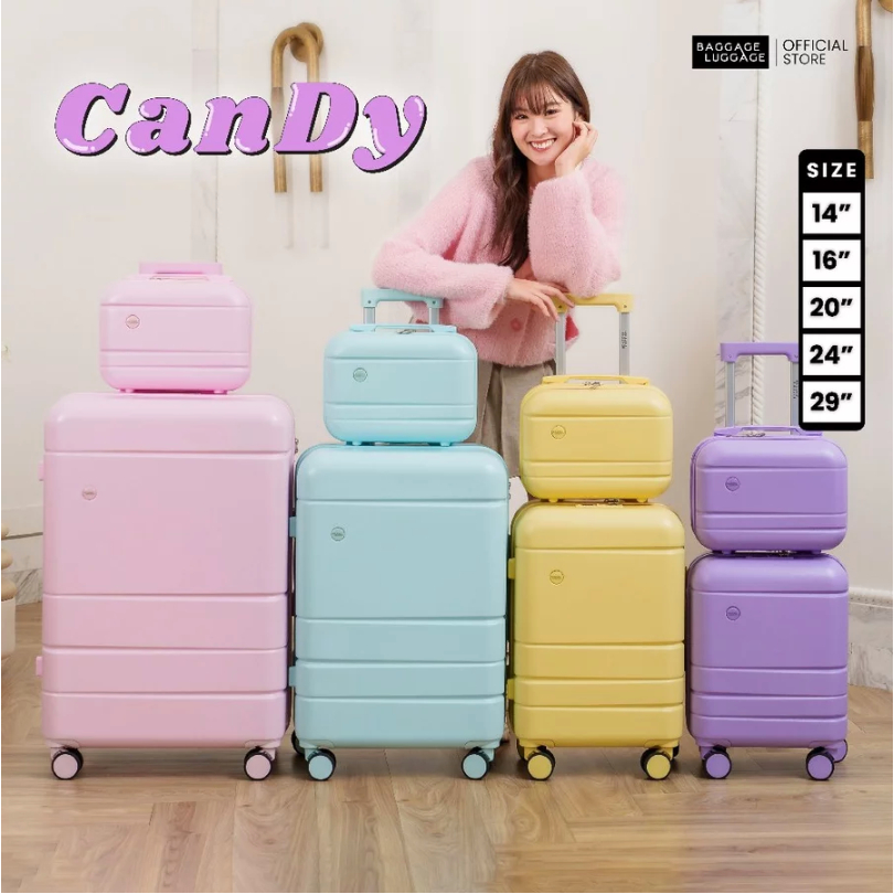 กระเป๋าเดินทาง BAGGAGE LUGGAGE ของแท้ 20 นิ้ว มีสีให้เลือก พร้อมส่ง ส่งไว