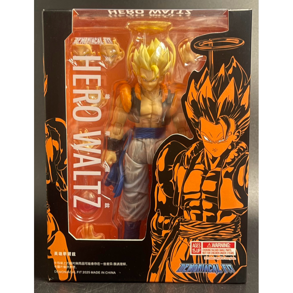 Demoniacal Fit Hero Waltz Gogeta Dragon Ball Z SHF Gogeta Super Saiyan Trunks Action Figure