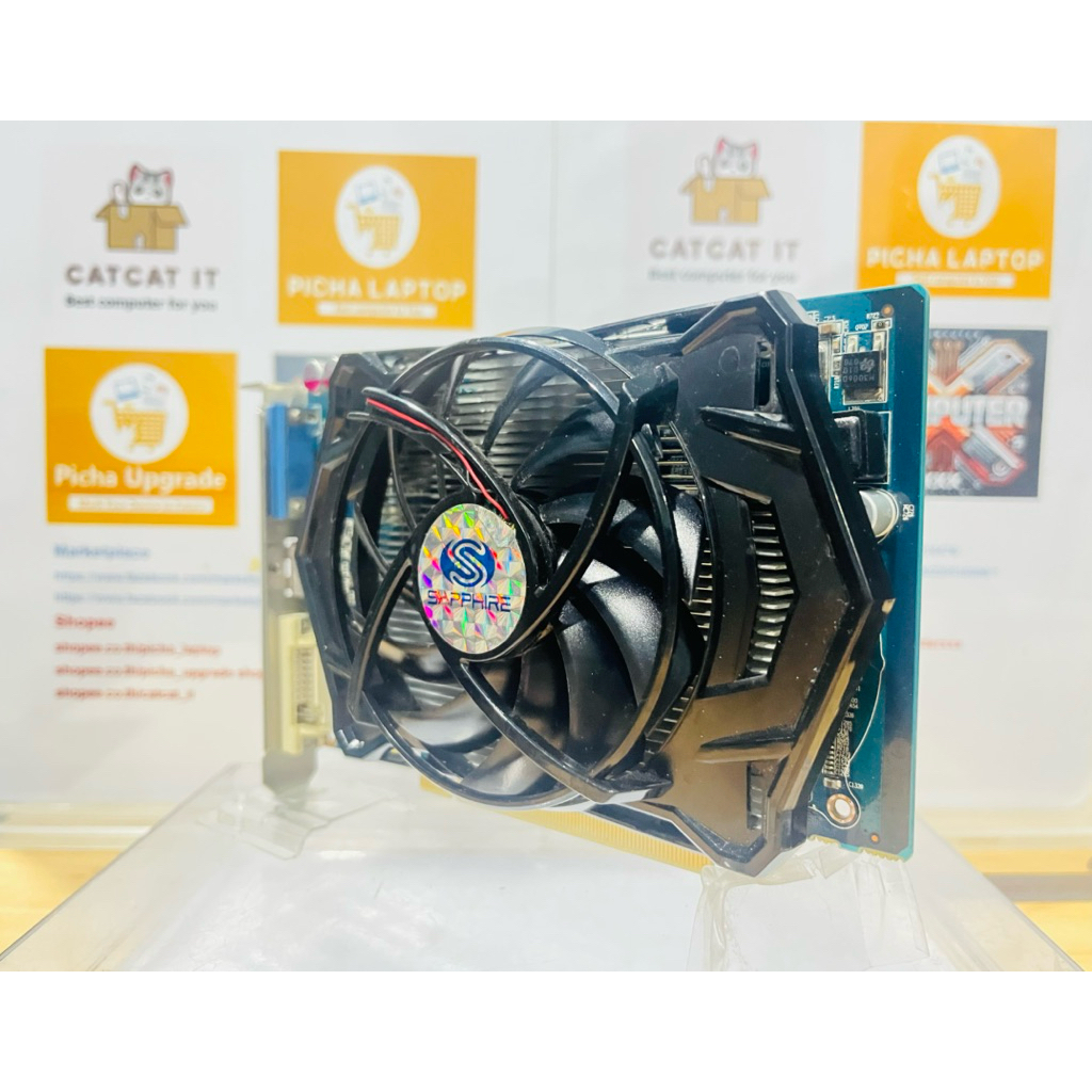 การ์ดจอคอมพิวเตอร์ SAPPHIRE AMD HD4670 1GD3 HDMI VGA มือสอง