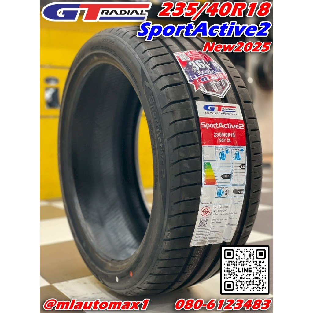 235/40R18  ยาง GT Radial SportActive2   ยางใหม่ปี2025