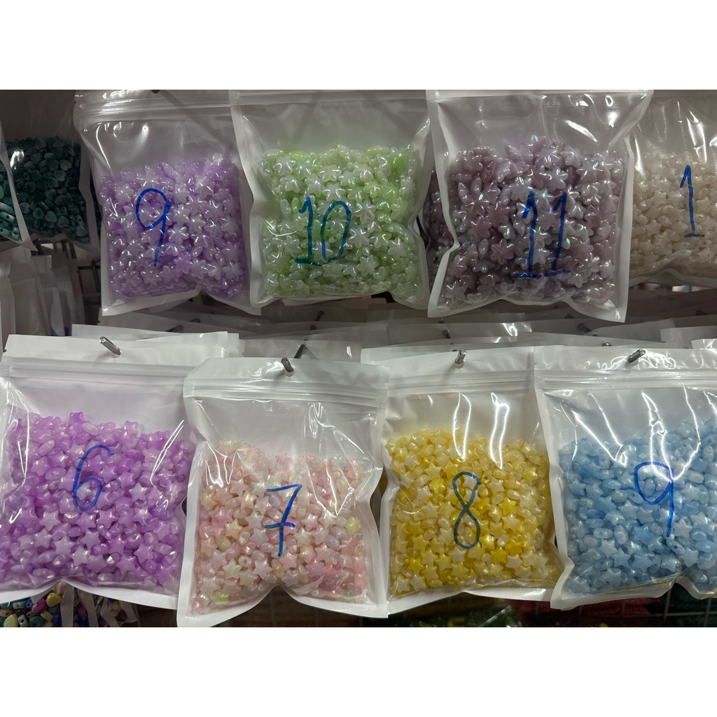 ดาวขนาด10มิลถุง 100กรัม สินค้าDIY - รูปที่ 2