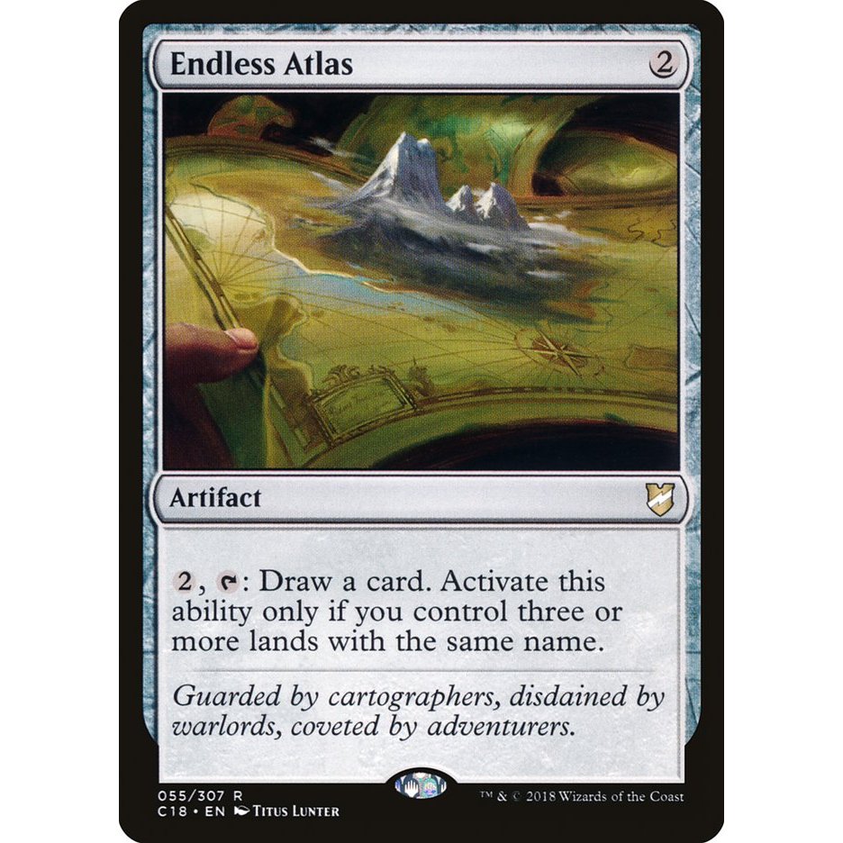 Endless Atlas การ์ด Magic the Gathering [MTG] ของแท้