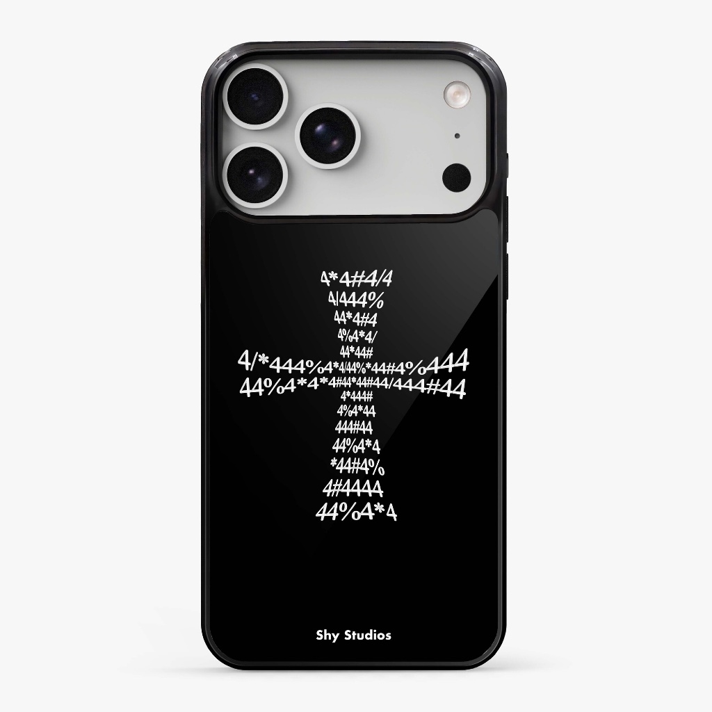 Shy Studios x N ALEXEEVA 4444 CROSS IPHONE CASE