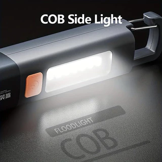 การโฟกัสแบบยืดหดได้ ไฟฉาย LED สว่างมาก ชาร์จไฟได้ สําหรับตั้งแคมป์ ตกปลากลางคืน/ตั้งแคมป์/ถานเซียน กันน้ําพร้อมตะขอ