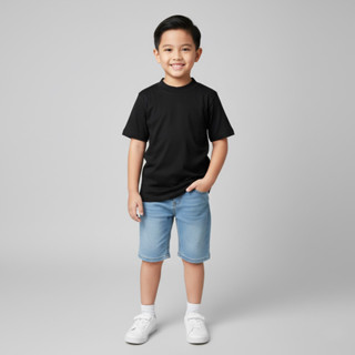 เสื้อยืดเด็กเล็ก   ผ้านุ่ม ใส่สบาย ไม่ระคายเคืองผิว สีขาว ดำ…