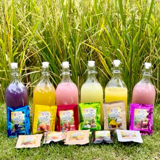 สาโทผลไม้ สูตรไม่ผสมข้าว สูตร 6ลิตร | 11 สูตรเลือกได้ ทำง่าย เชื้อแรง รสดี หอมนุ่ม ติดใจ กลิ่นหอมเฉพาะตัว