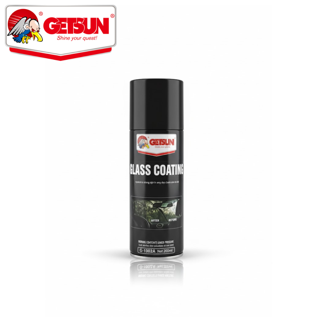 GETSUN สเปรย์เคลือบกระจกรถยนต์ กันน้ำและป้องกันฝ้า 200 มล. G-1002A