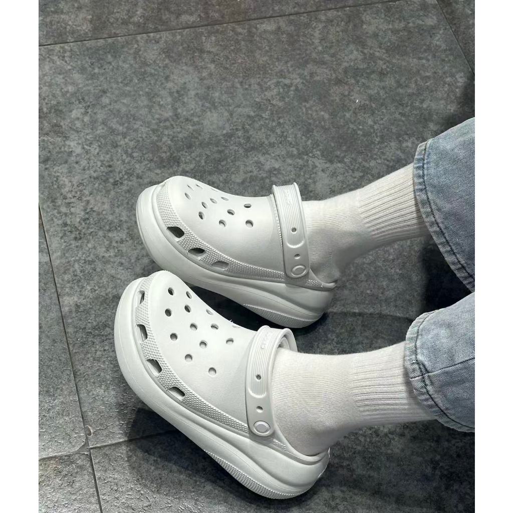 ของแท้100%✨Crocs Classic Platform Clog EVA รองเท้าแตะ CROCS 206750-2Y2/206750-100 Sandals