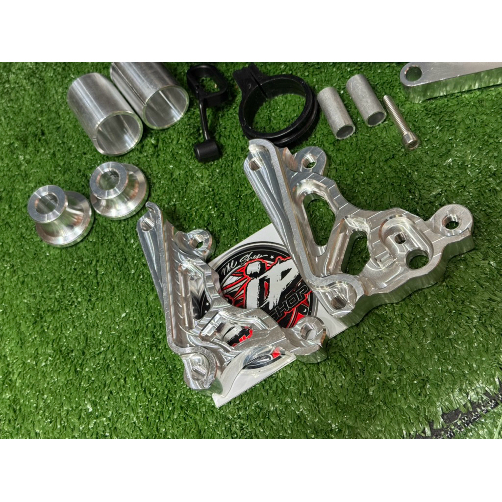 ชุดโช๊คหน้าคาบ้อนแท้ งานCNC ทรงrgs พร้อมอุปกรณ์ ขาปั้มพี่จะรับหรือไม่รับก็ได้ - รูปที่ 2