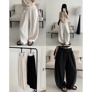 (พร้อมส่ง) กางเกงขายาวแต่งกระเป๋าด้านหน้ารุ่น 6535 TAG WG.WE 🇰🇷