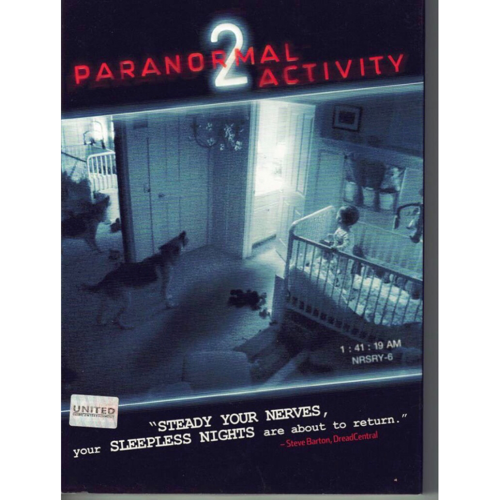 DVD Paranormal Activity 2 เรียลลิตี้ ขนหัวลุก 2 *มีพากษ์ไทย มีเคสสวมกล่อง*