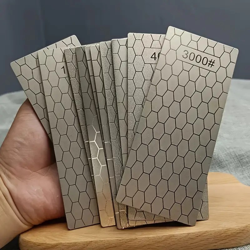 หินลับมีดเพชร เกรน 320/600/1000/2000/3000 สำหรับเจียรนัย-ขัดคมอย่างแม่นยำ
