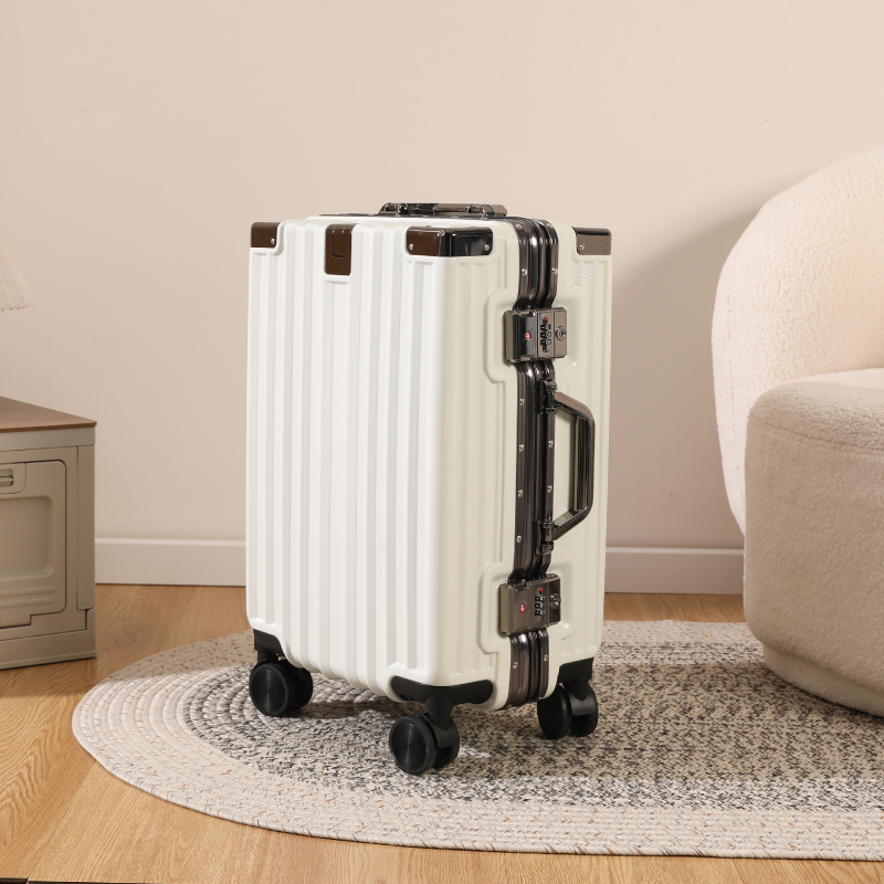 กระเป๋าเดินทางล้อลาก โครงอลูมิเนียม กระเป๋าเดินทาง  20/24/28 นิ้ว ทนทาน วัสดุ PC แข็งแรง หน้าเนียนกริบน luggage - รูปที่ 7