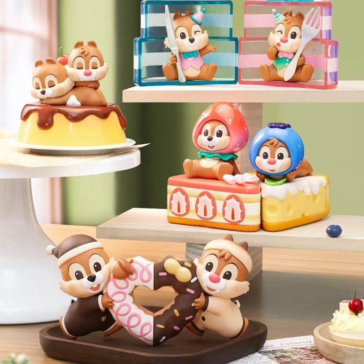 (🐿️🍰พร้อมส่งด่วนในไทย) แบบสุ่มโมเดล : Chip 'N' Dale Dessert Adventure
