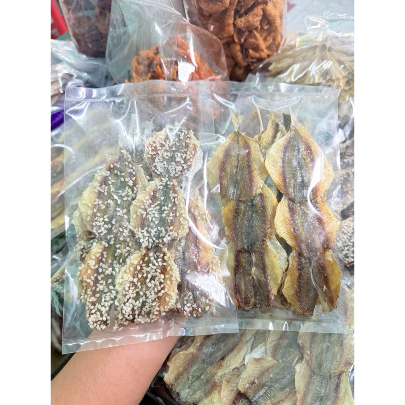 100 กรัม ปลากิมสั่วข้างเหลือง ปลาหวาน 1ขีด #ร้านแม่แขทะเลแห้ง