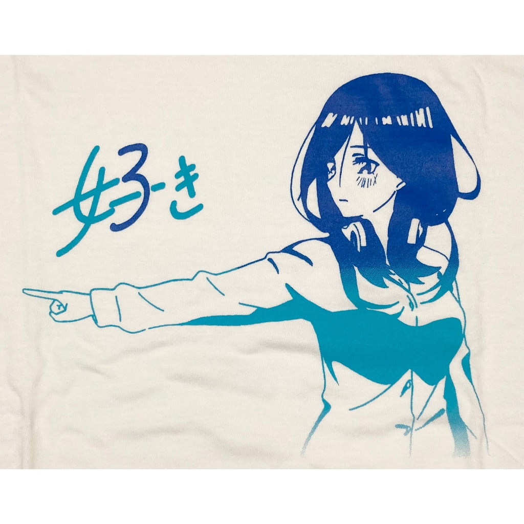 【Direct from Japan】Anime The Quintessential Quintuplets Miku Nakano T-Shirt Men's Size L White