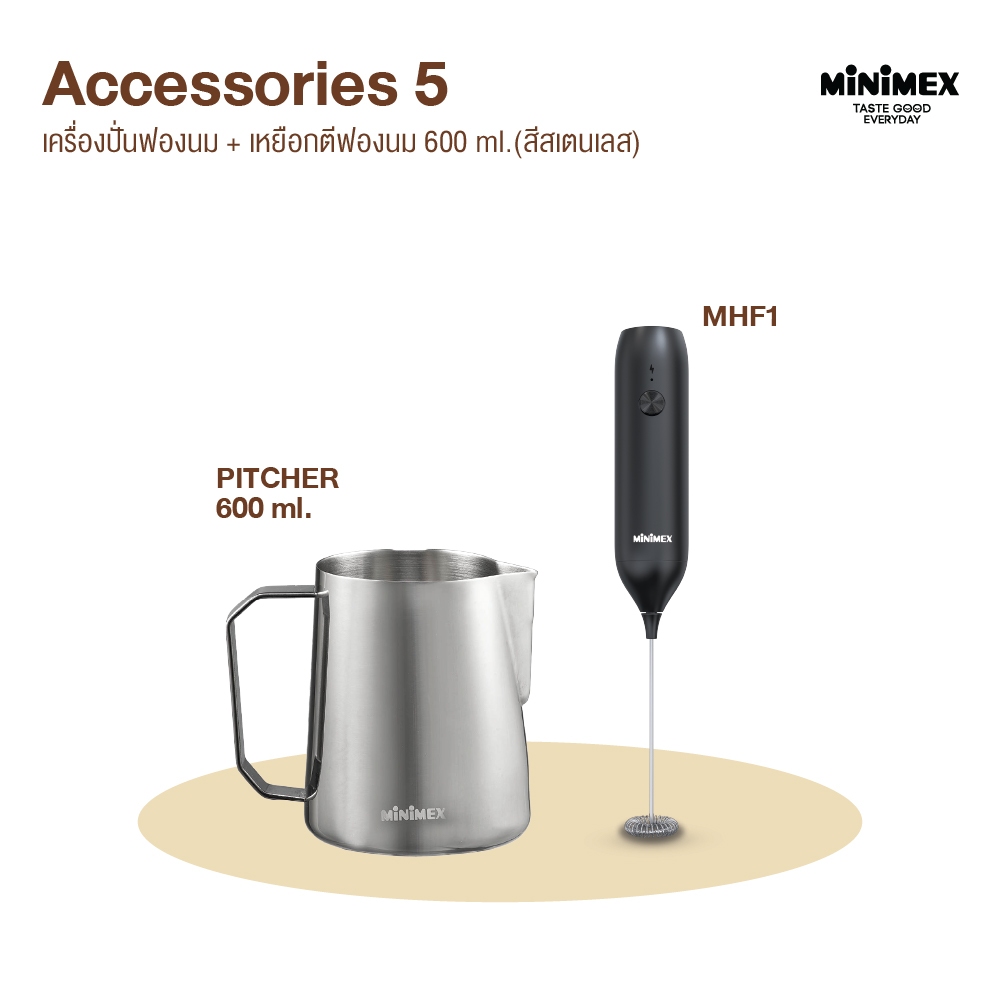MiniMex ชุด ACCESSORIES 1 (MHF1 + PITCHER ขนาด 600 ML )