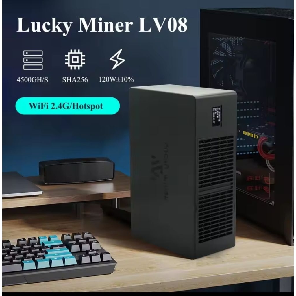 Lucky miner LV08 Bitcoin