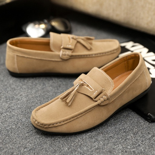 รองเท้าโลเฟอร์ผู้ชาย สไตล์เกาหลี รองเท้าทางการผู้ชาย สีดำ ไร้ส้น สไตล์สปอร์ต#Z58